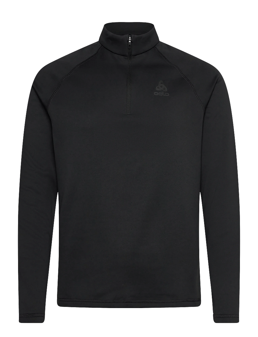 Odlo - Odlo Besso Mid Layer 1/2 Zip - fleece & mellanlager - black - black - 1