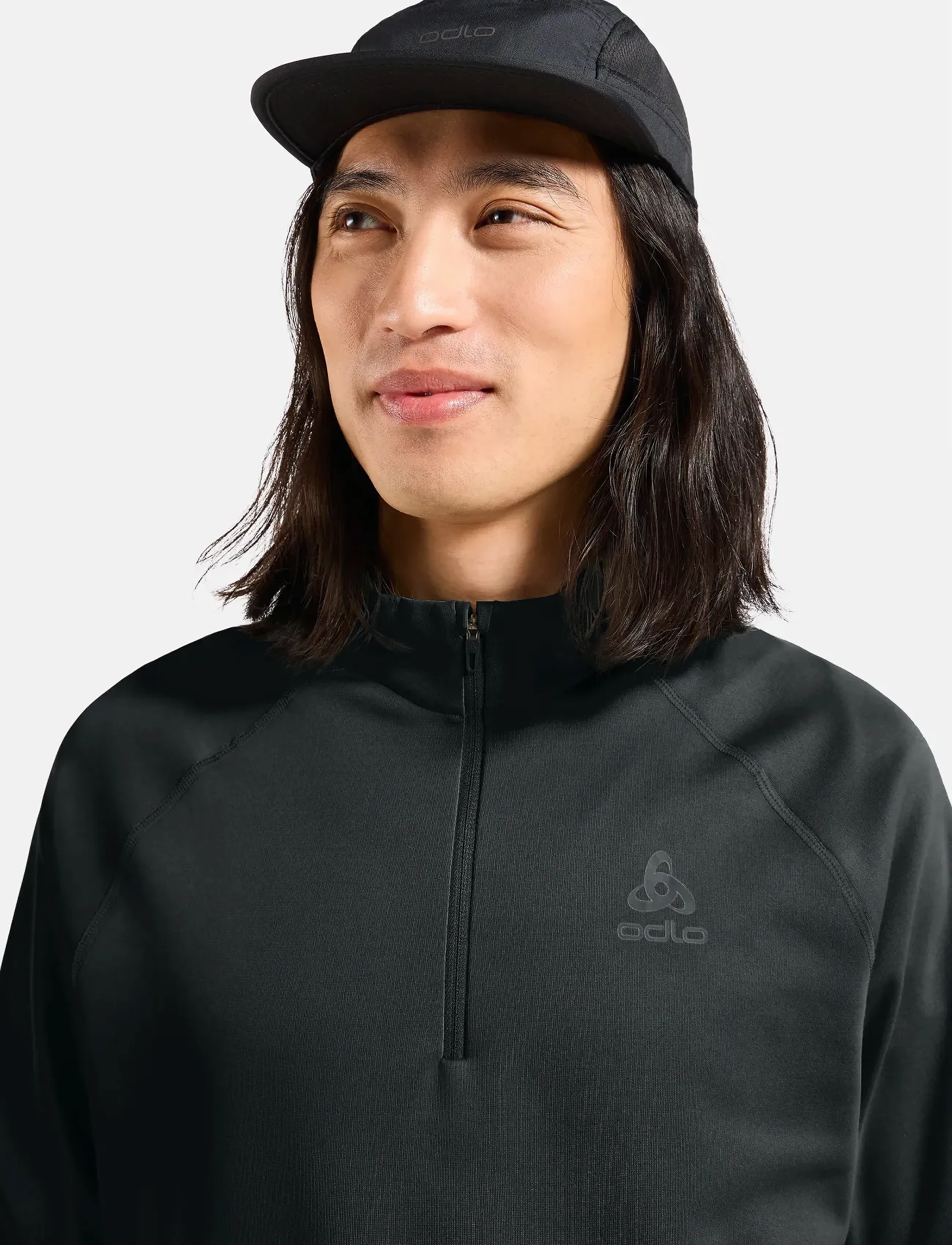 Odlo - Odlo Besso Mid Layer 1/2 Zip - fleece - black - black - 4