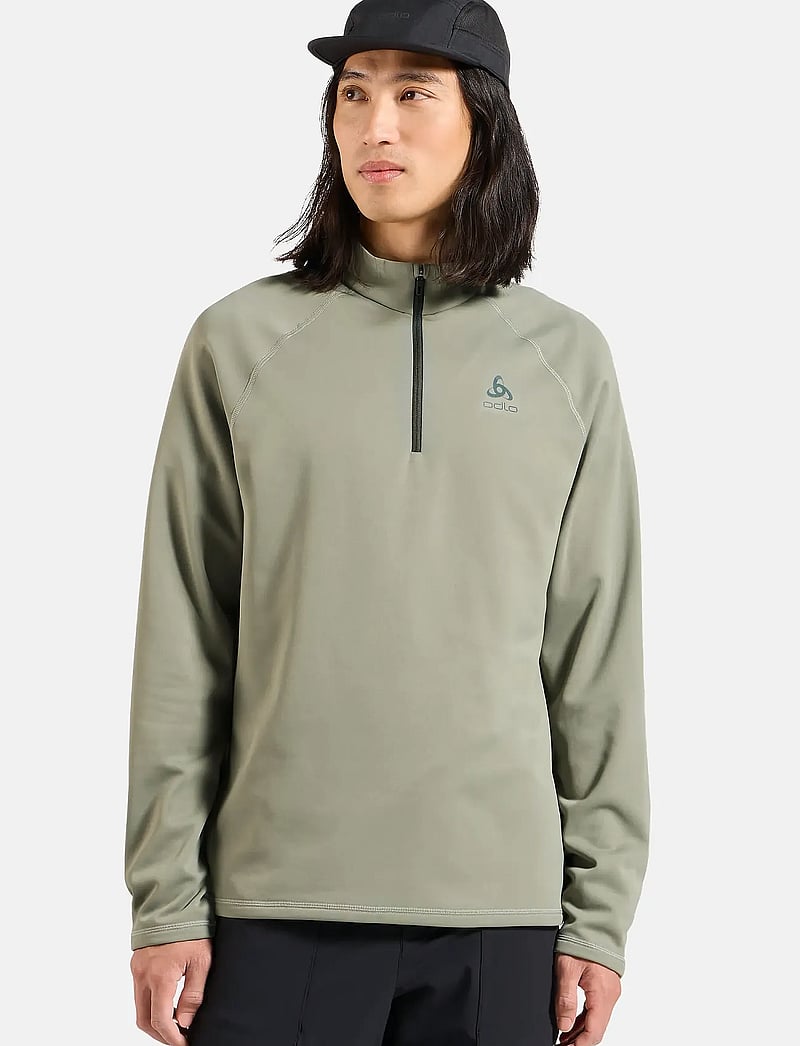 Odlo - Odlo Besso Mid Layer 1/2 Zip - fleece & mellanlager - shadow - 0