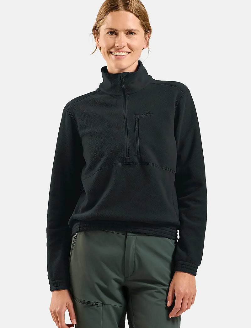 Odlo - Odlo Classic Mid Layer 1/2 Zip - Överdelar - black - 0