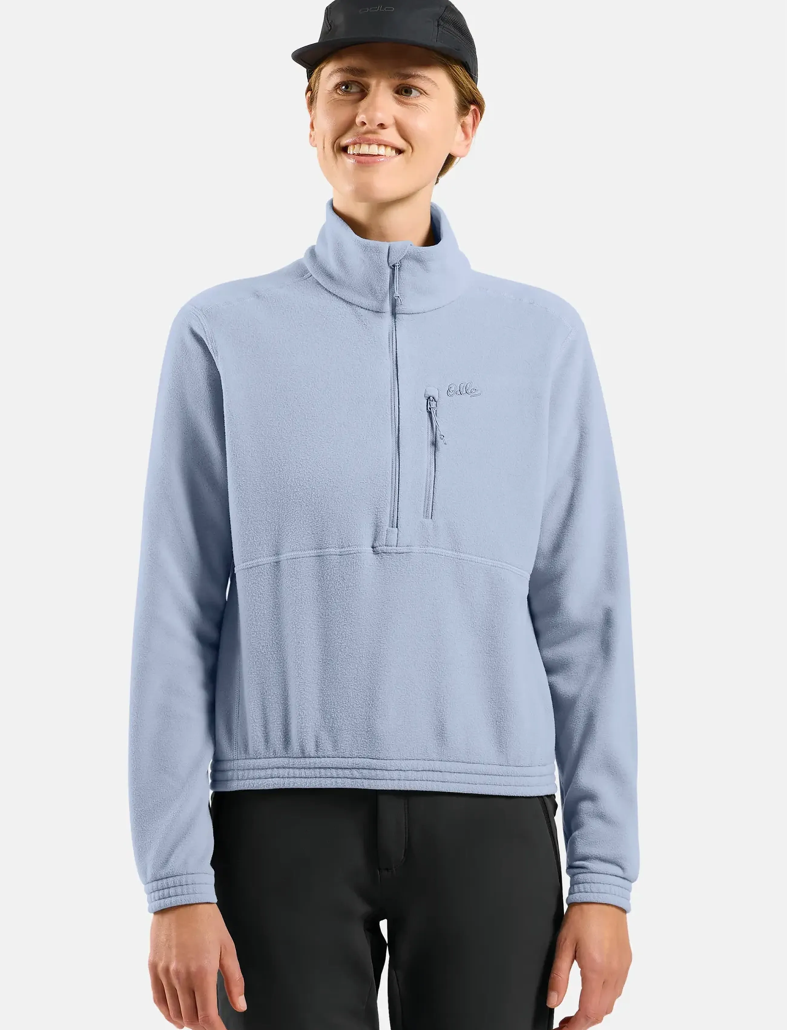 Odlo Classic Mid Layer 1/2 Zip, XS, Sport Clothing, Lila - Fleeces & Midlayers, Frauen