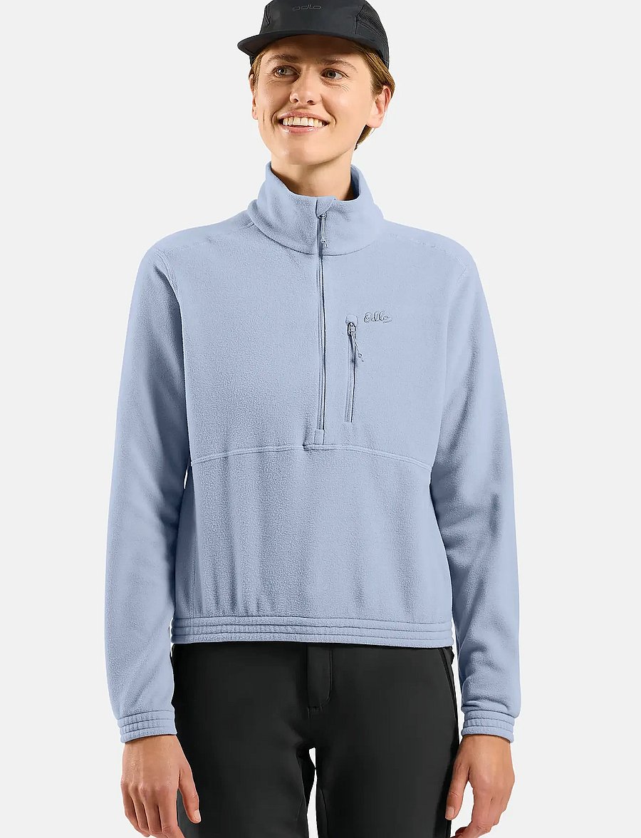 Odlo - Odlo Classic Mid Layer 1/2 Zip - oberteile - blue heron - 0