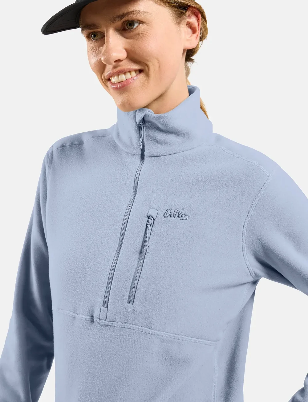 Odlo - Odlo Classic Mid Layer 1/2 Zip - kampsunid ja vahekihid - blue heron - 5