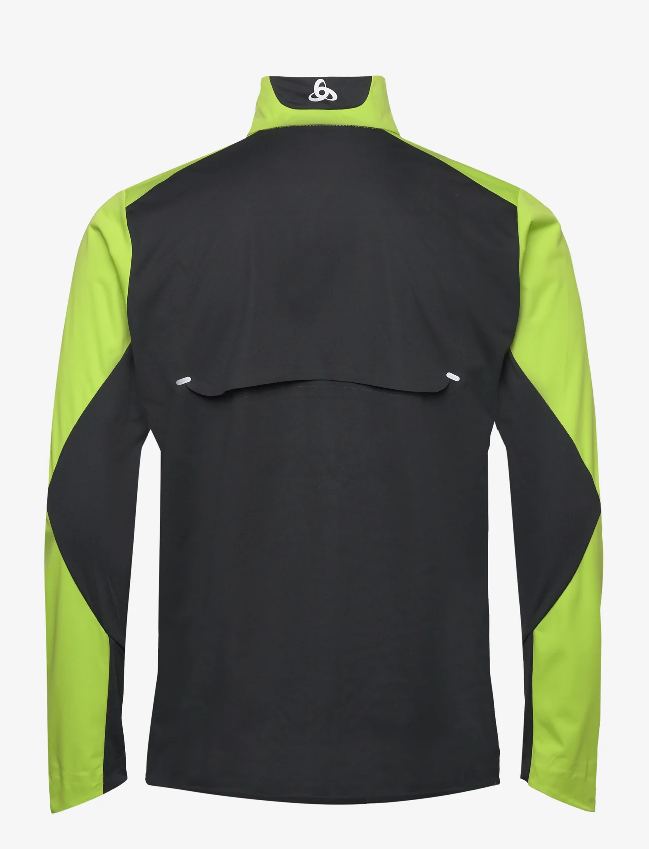 Odlo - ODLO M Jacket LANGNES - mid layer jackets - lime green - black - 1