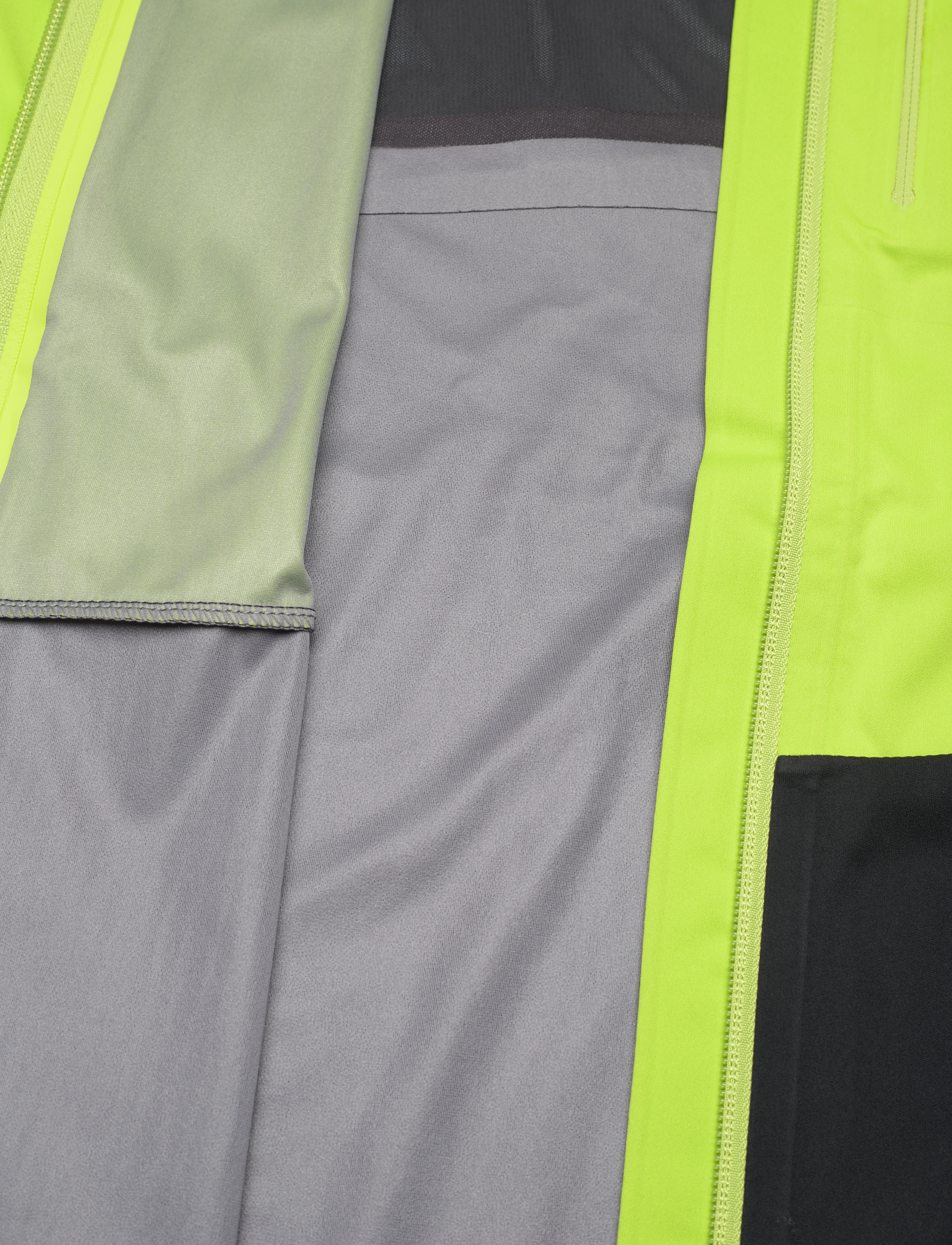 Odlo - ODLO M Jacket LANGNES - lime green - black - 4