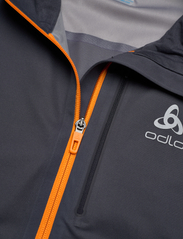 Odlo - ODLO M Jacket LANGNES - mid layer jackets - silver cloud - india ink - 5