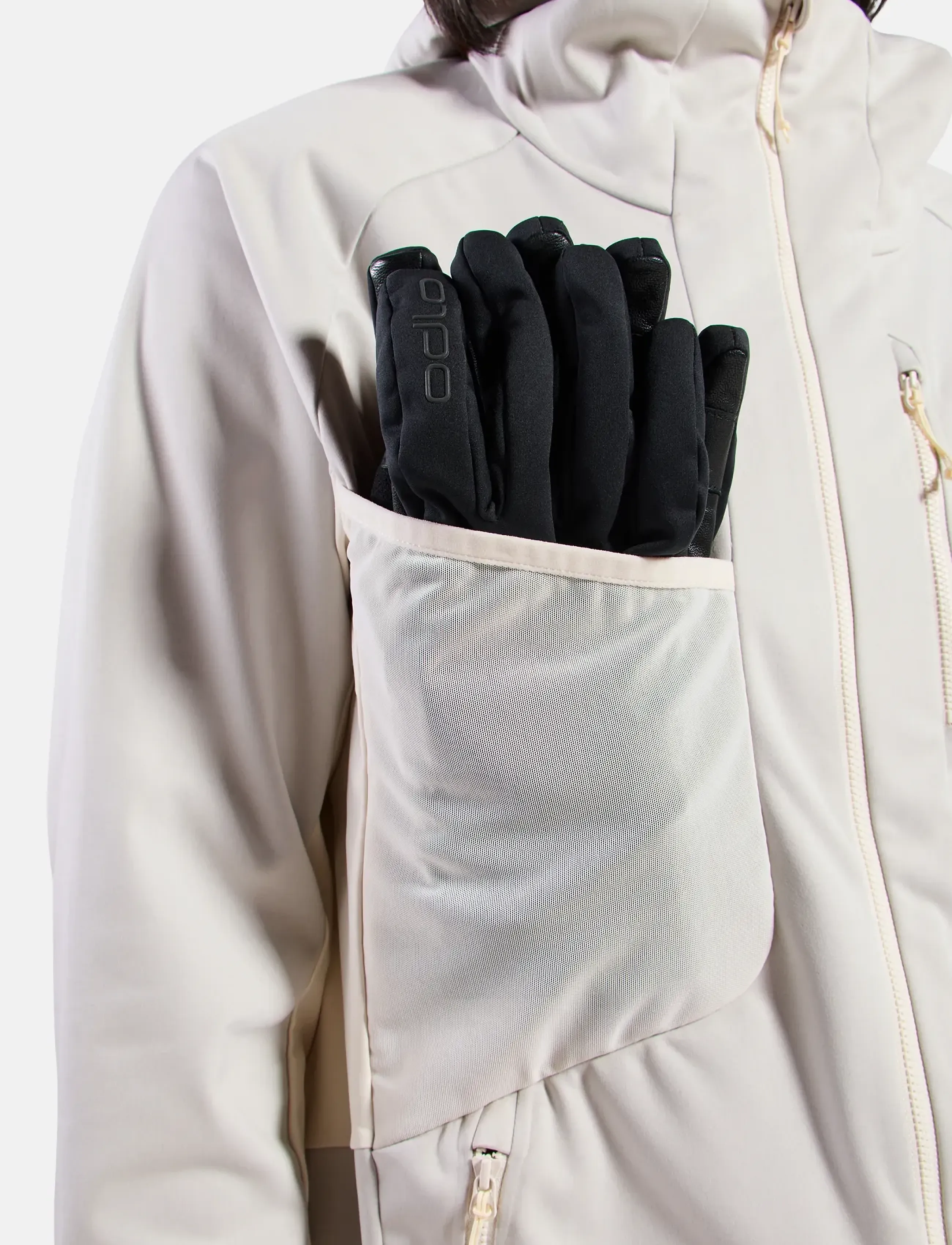Odlo - ZEROWEIGHT WINDPROOF X WARM Gardenia - outdoor jacken - gardenia - 3