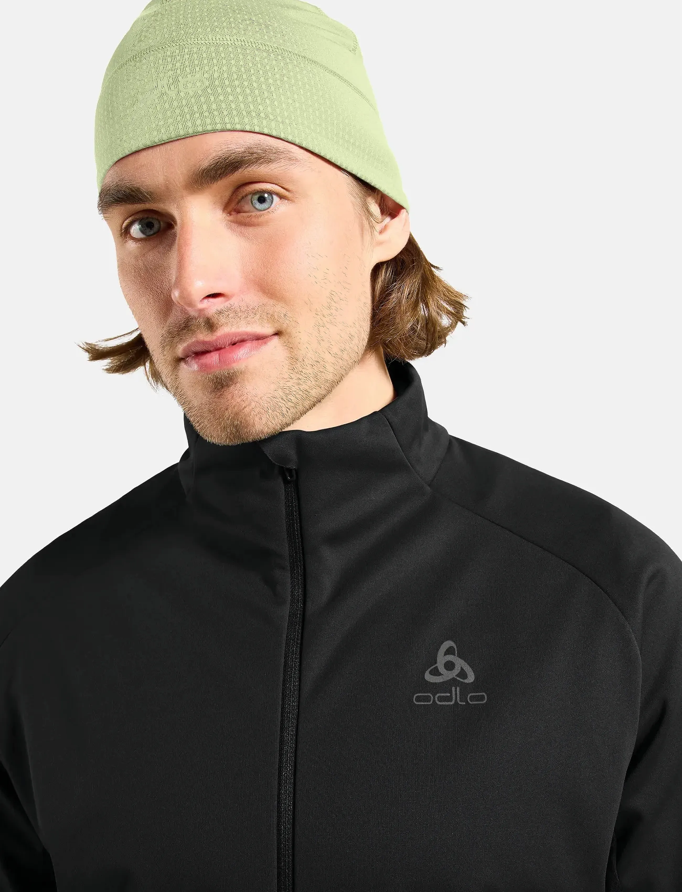 Odlo Jacket dark sapphire - Tøj - BLACK / black