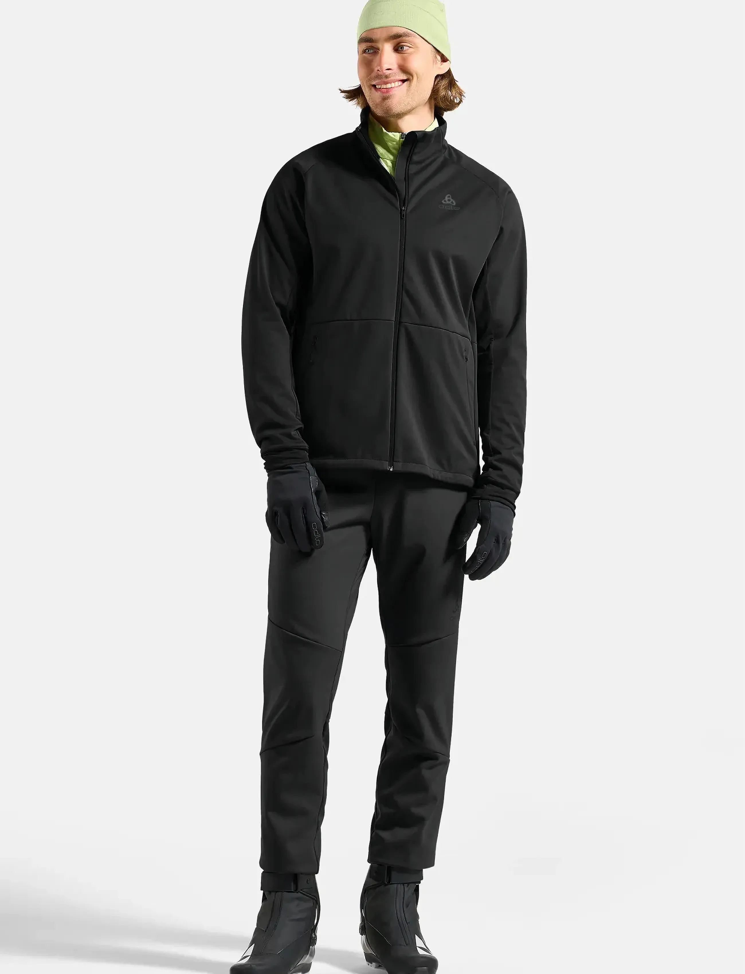 ODLO Jacket Dark Sapphire softshelljackor herr – bild 7