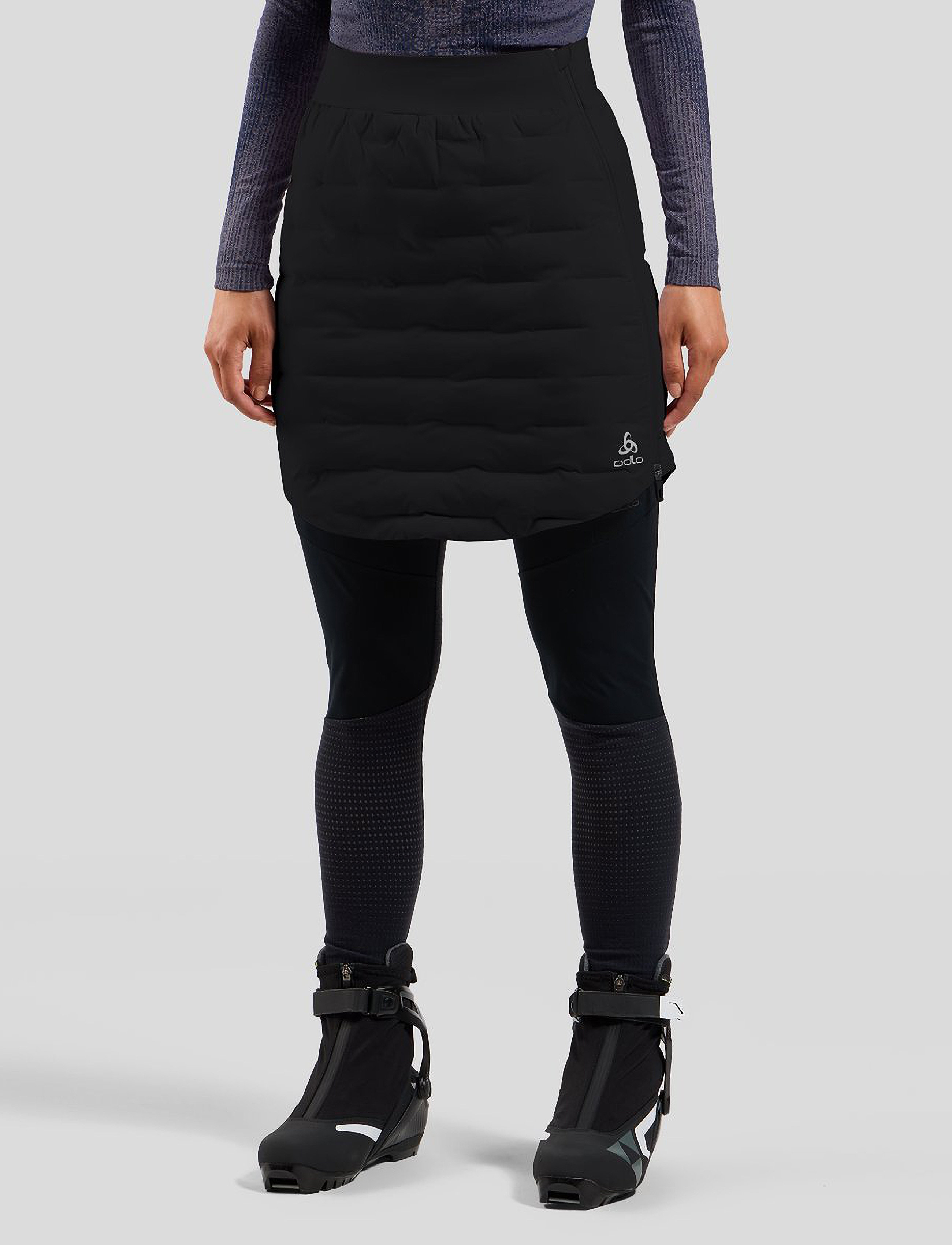 Odlo Odlo Zeroweight Insulator Skirt, S, Black, Sport Kjoler Og Nederdele > Sport Nederdele, Dame