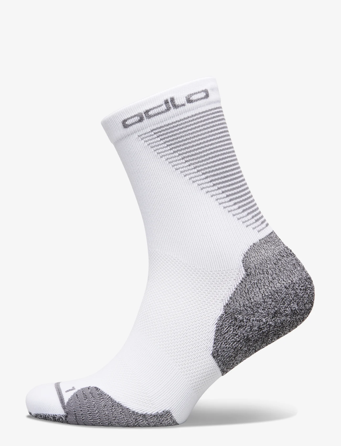 Odlo - ODLO Socks crew CERAMICOOL RUN - najniższe ceny - white - 0