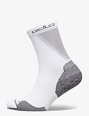 Odlo - ODLO Socks crew CERAMICOOL RUN - najniższe ceny - white - 0