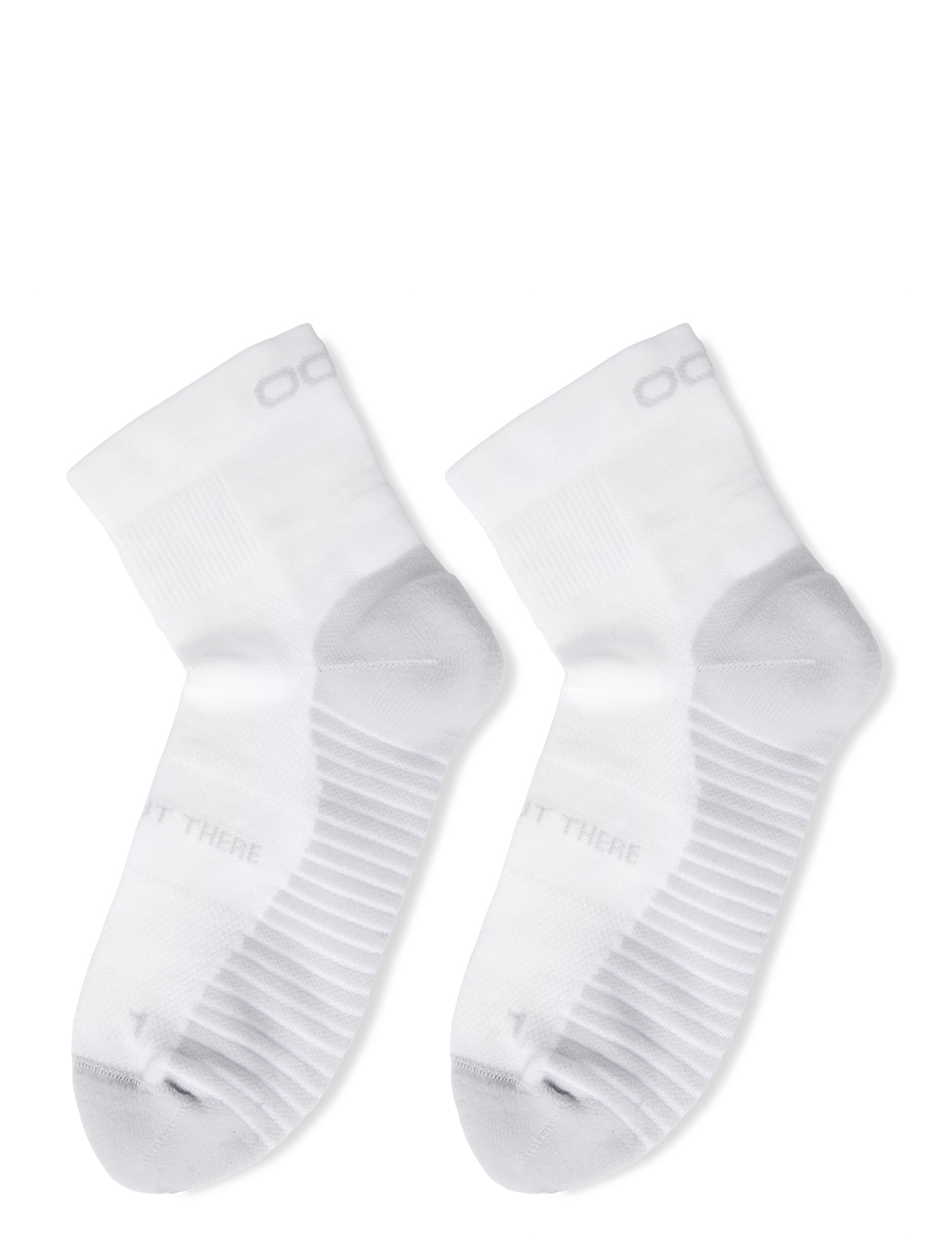 Odlo - Socks quarter PERFORMANCE RUN - sport socks - white - 1