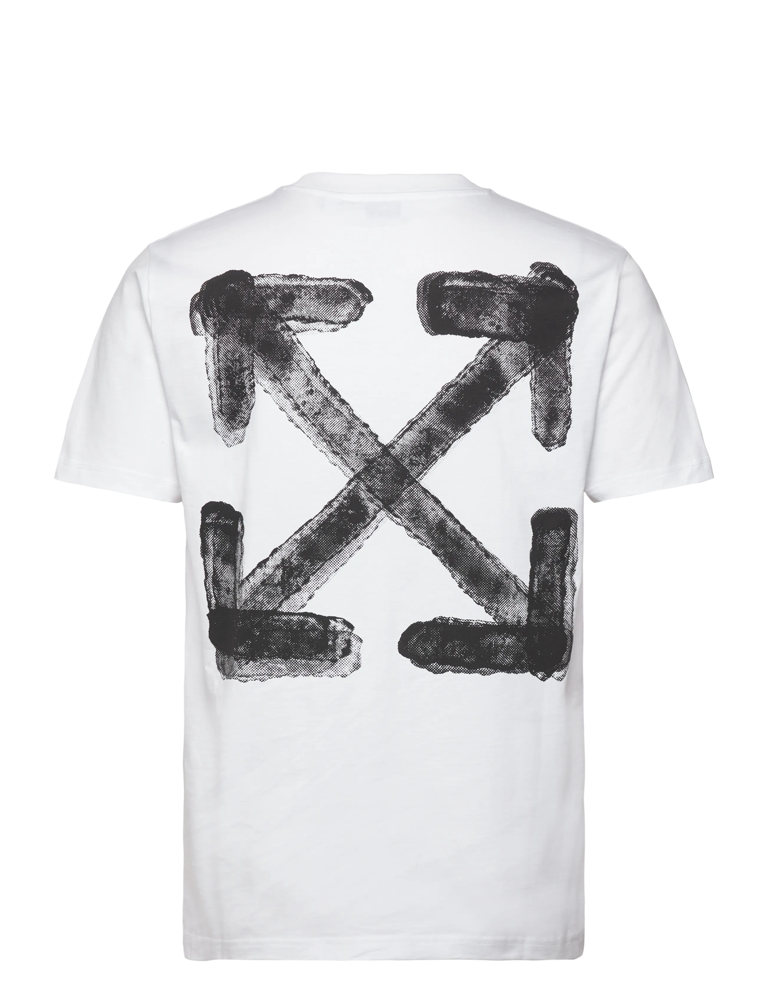 Off-White - SPRAY ARROW SLIM S/S TEE - kortærmede t-shirts - white-black - 1