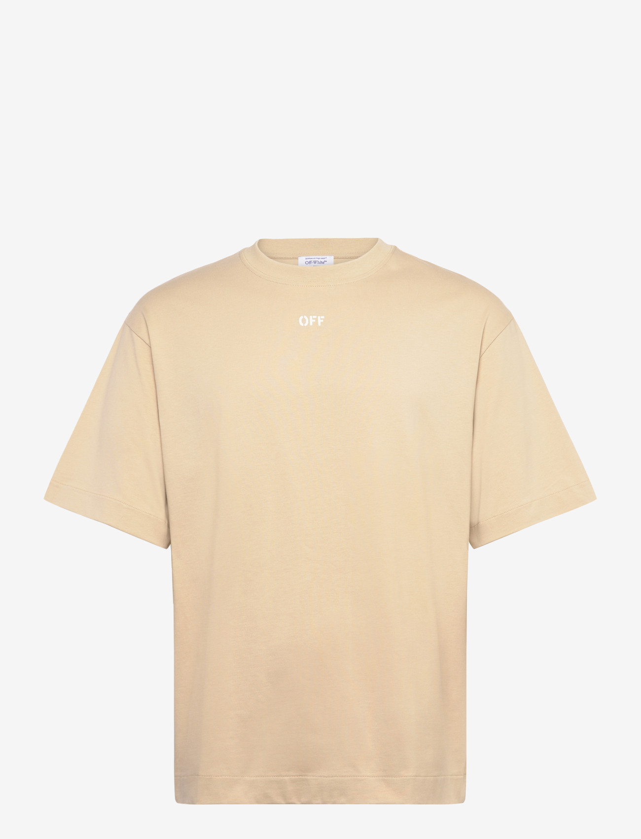 Off-White - ARROW SKATE S/S TEE - kortærmede t-shirts - brown rice-white - 0