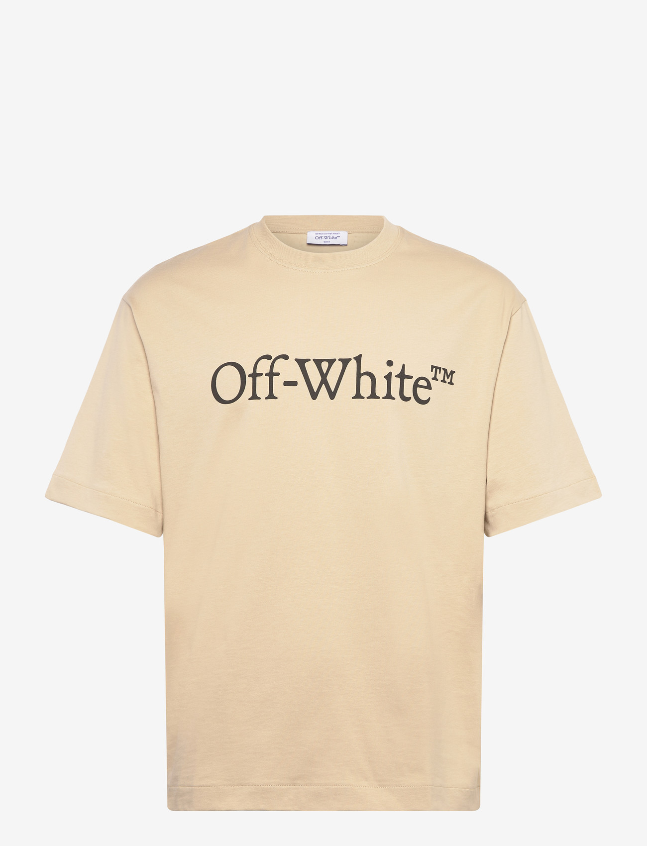 Off-White - BIG BOOKISH SKATE S/S TEE - t-shirts - brown rice-black - 0