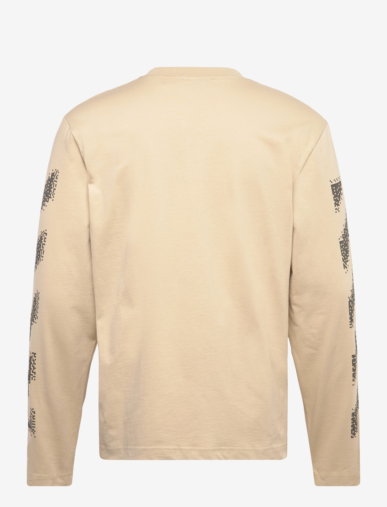 Off-White - PIXEL DIAG SKATE L/S TEE - langærmede t-shirts - brown rice-black - 1