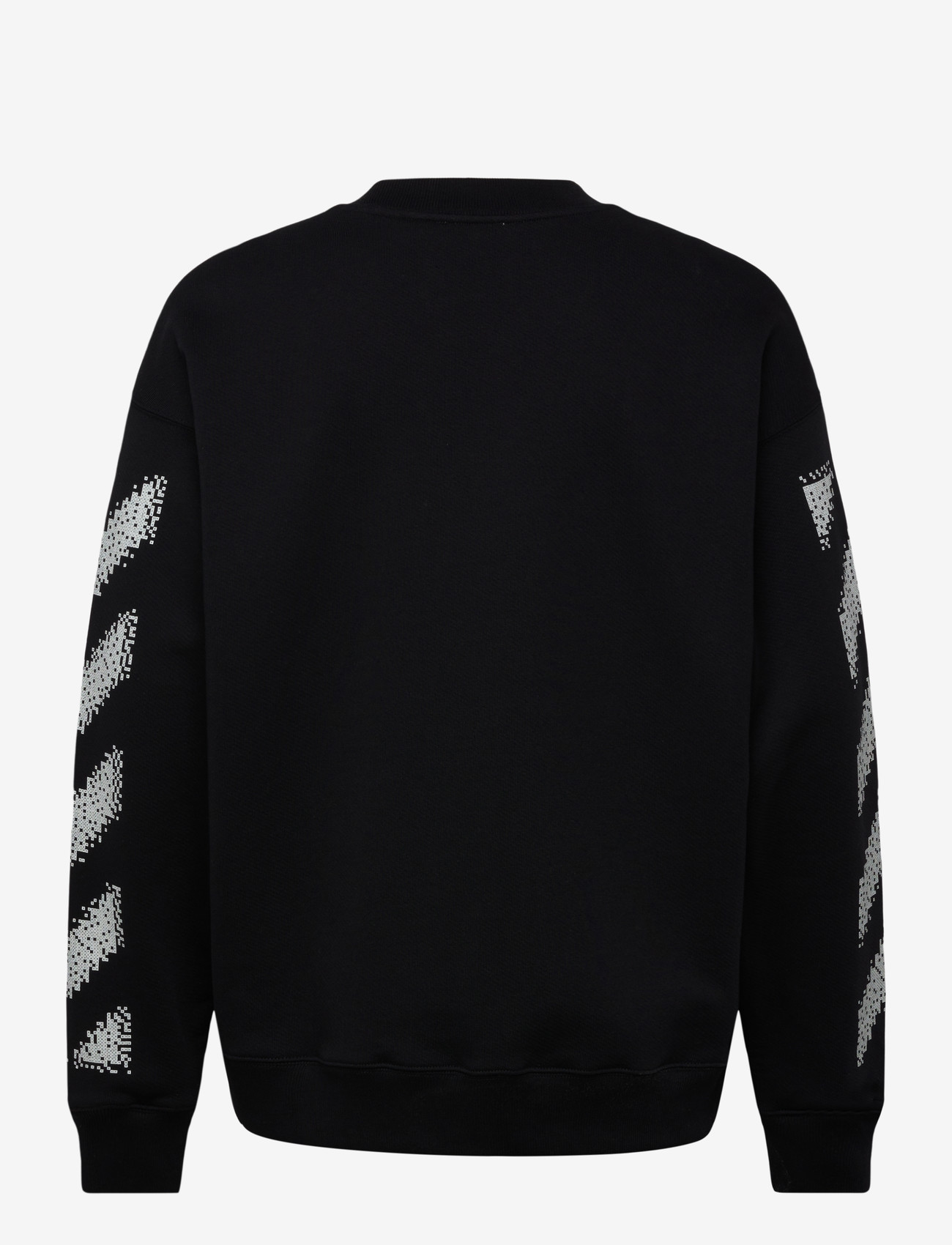 Off-White - PIXEL DIAG SKATE CREWNECK - shop by style - black-white - 1