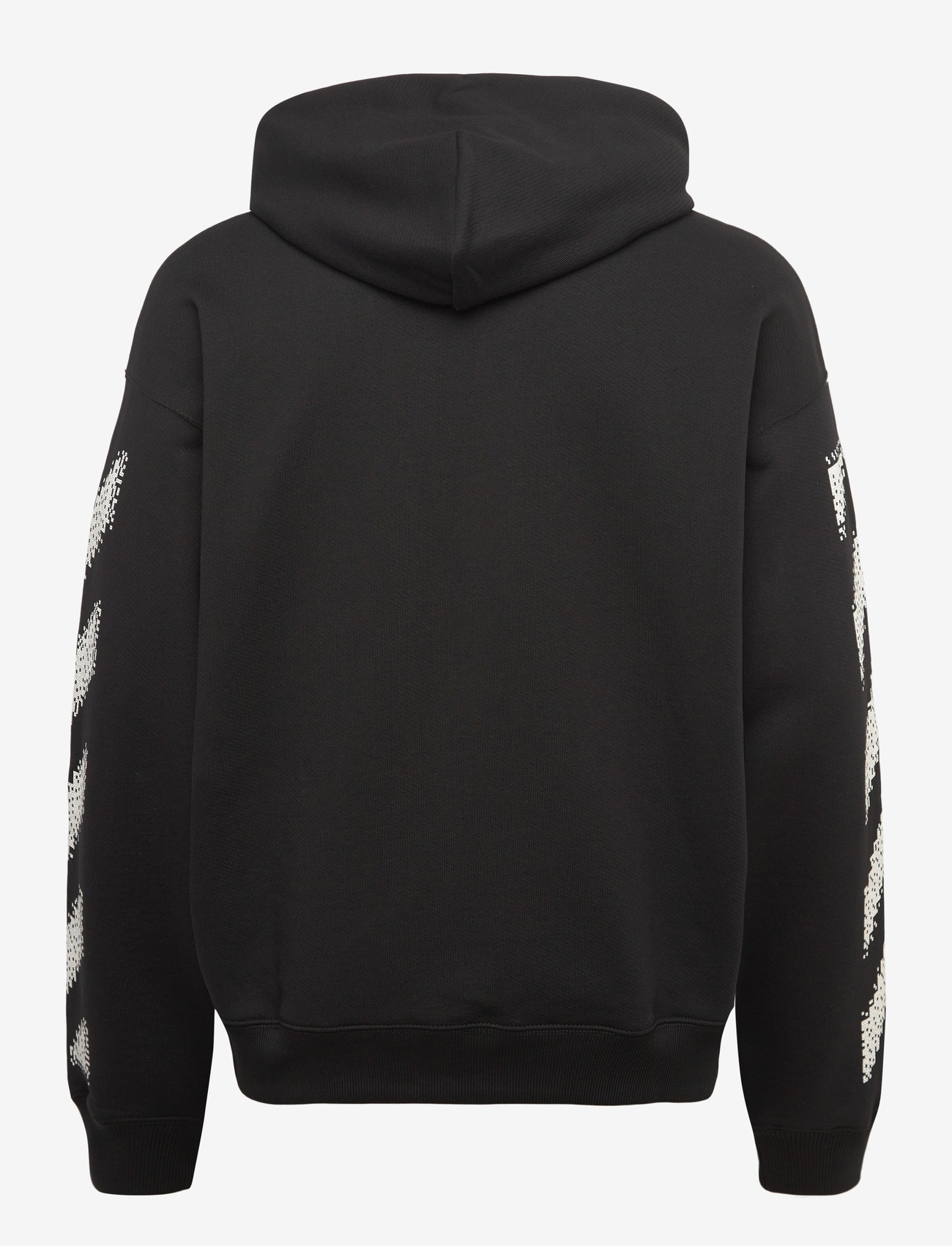 Off-White - PIXEL DIAG SKATE HOODIE - hættetrøjer - black-white - 1