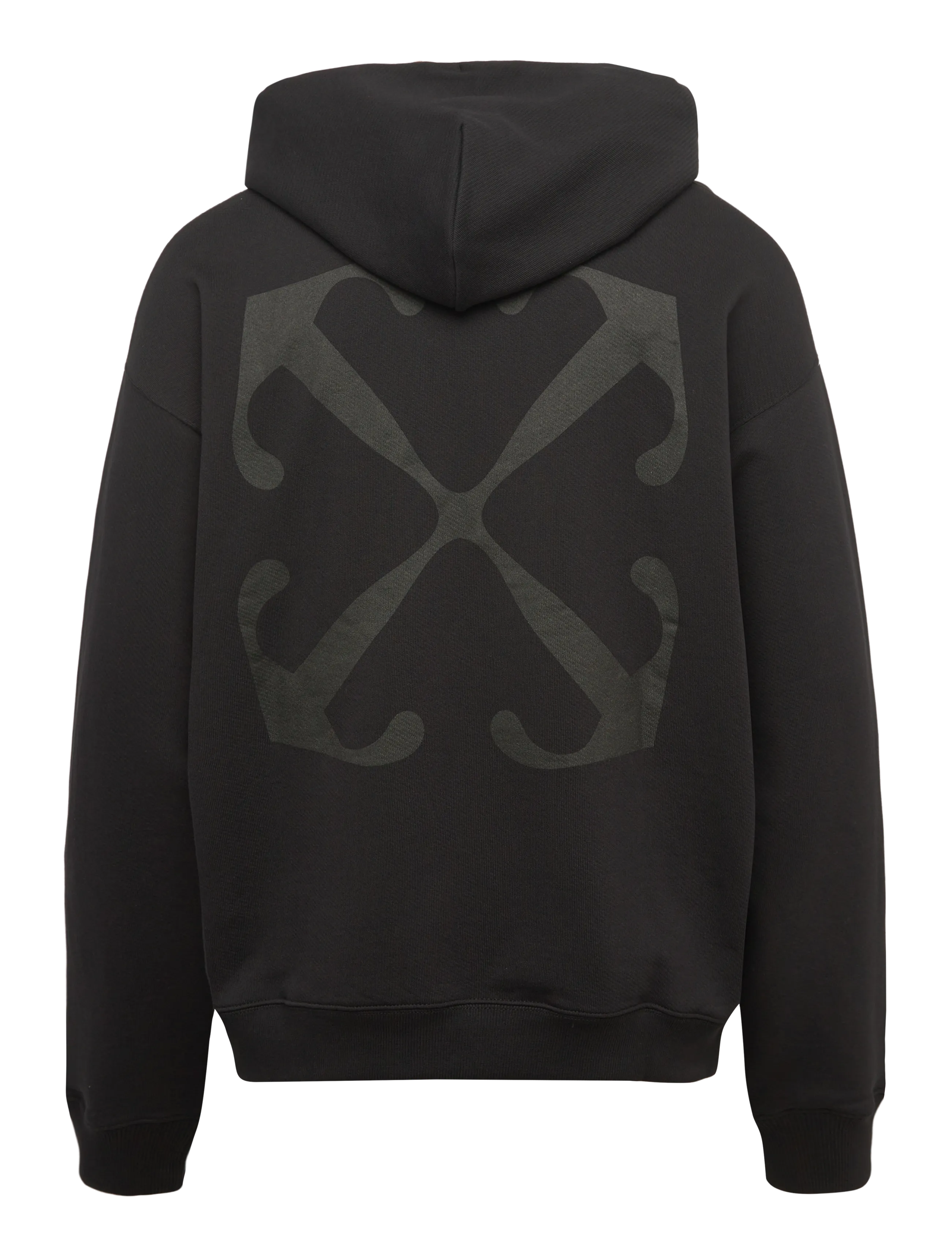 Off-White - ARROW SKATE HOODIE - sweatshirts - black-black - 1