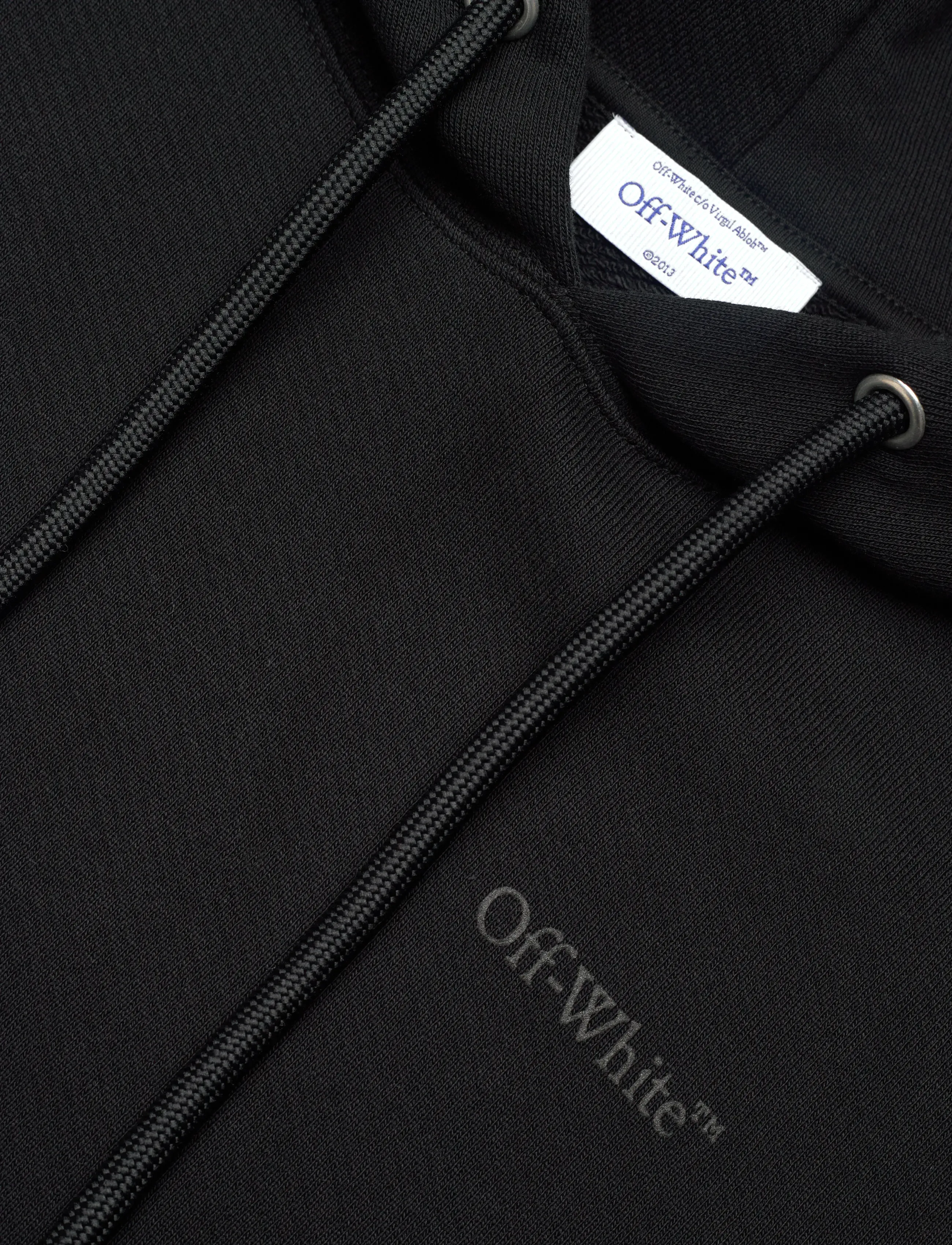 Off-White - ARROW SKATE HOODIE - sweatshirts - black-black - 2