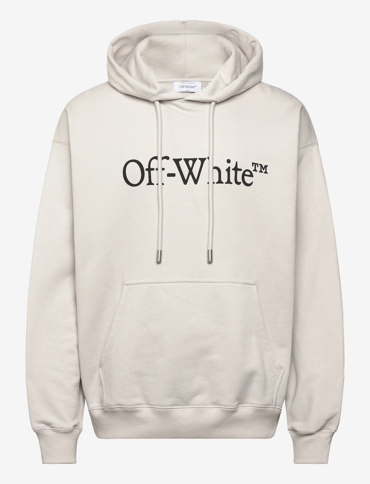 Off-White - BIG BOOKISH SKATE HOODIE - hættetrøjer - light stone-black - 0