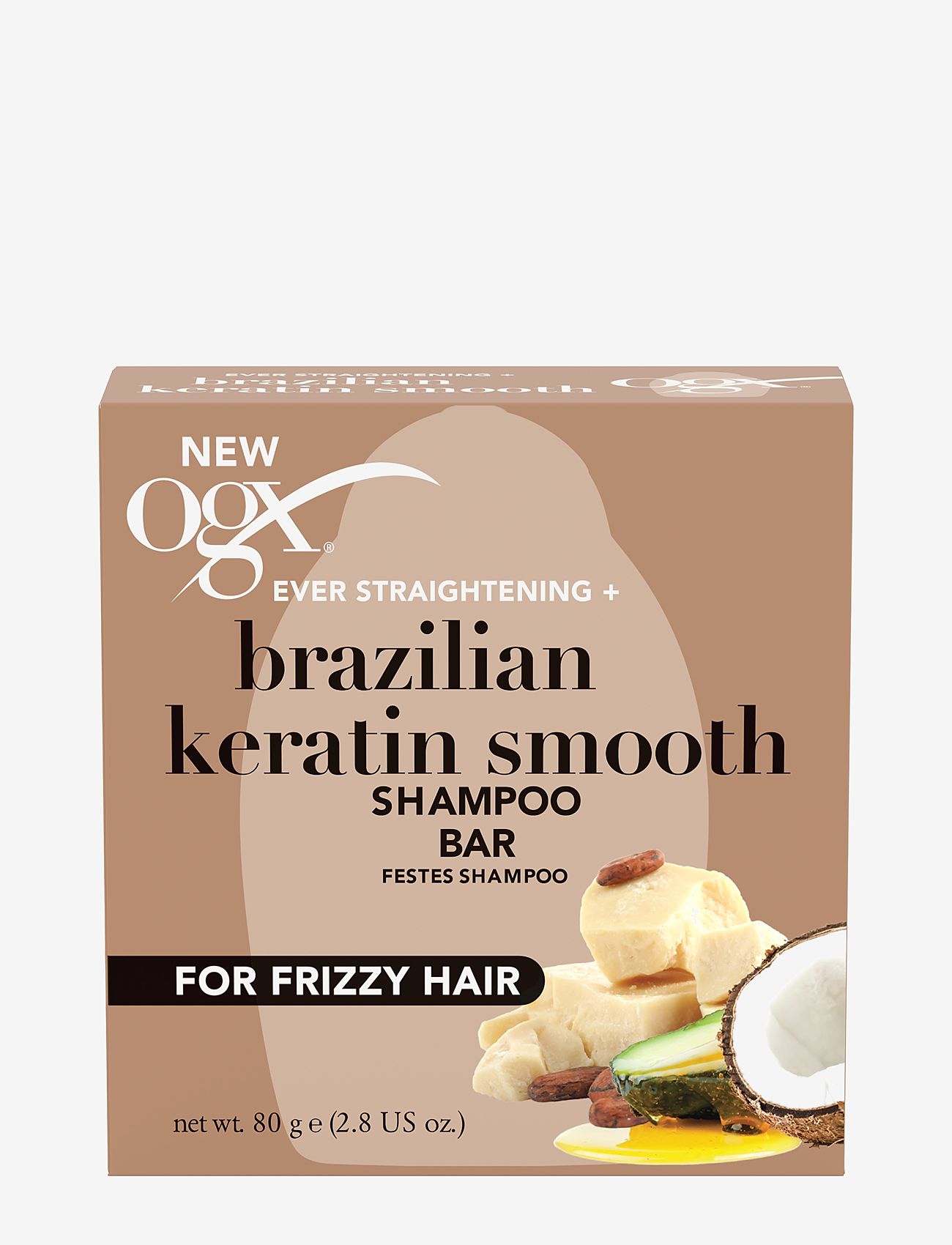 Ogx - Brazilian Keratin Shampoo Bar - no color - 0
