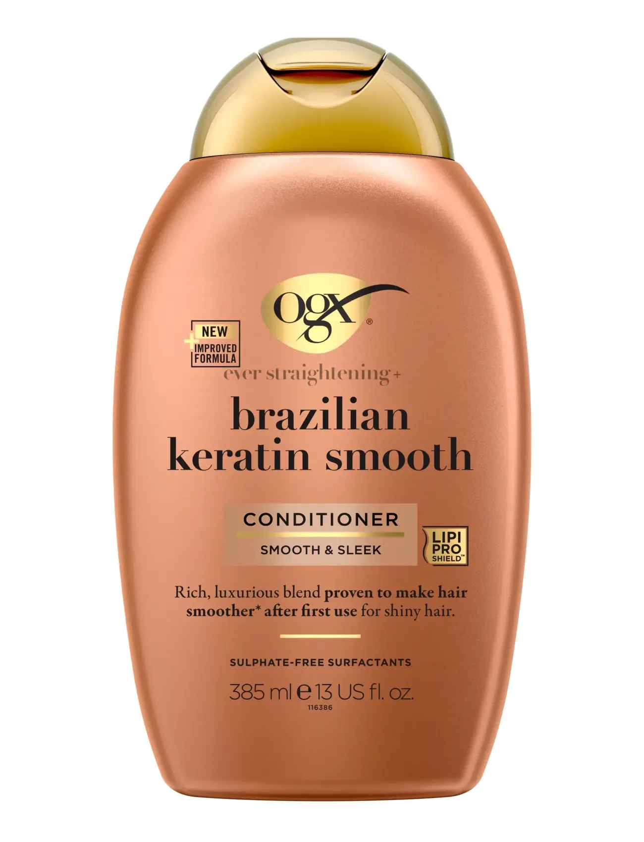 Ogx Brazilian Keratin Balsam 385 Ml, Balsam, Nude, Str: 385 ml