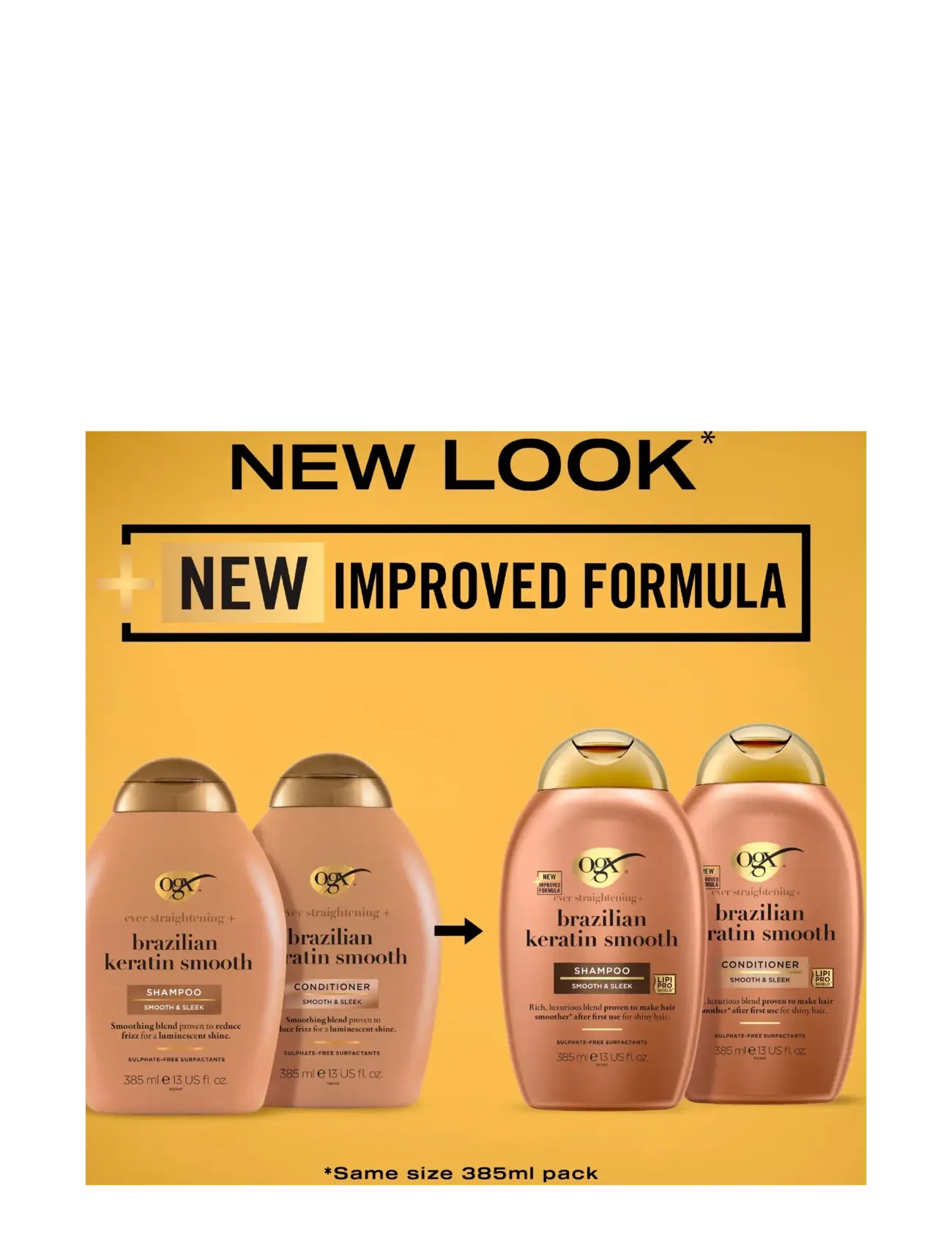 Ogx - Brazilian Keratin Balsam 385 ml - balsam - clear - 2