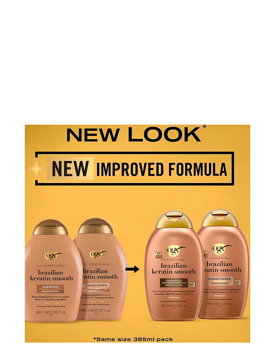 Ogx - Brazilian Keratin Balsam 385 ml - palsam - clear - 2