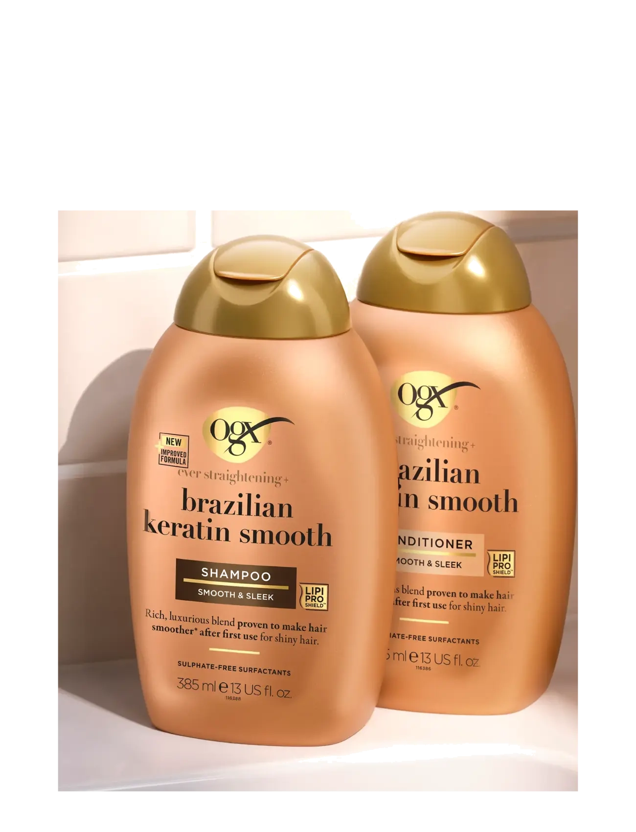 Ogx - Brazilian Keratin Balsam 385 ml - balsam - clear - 4