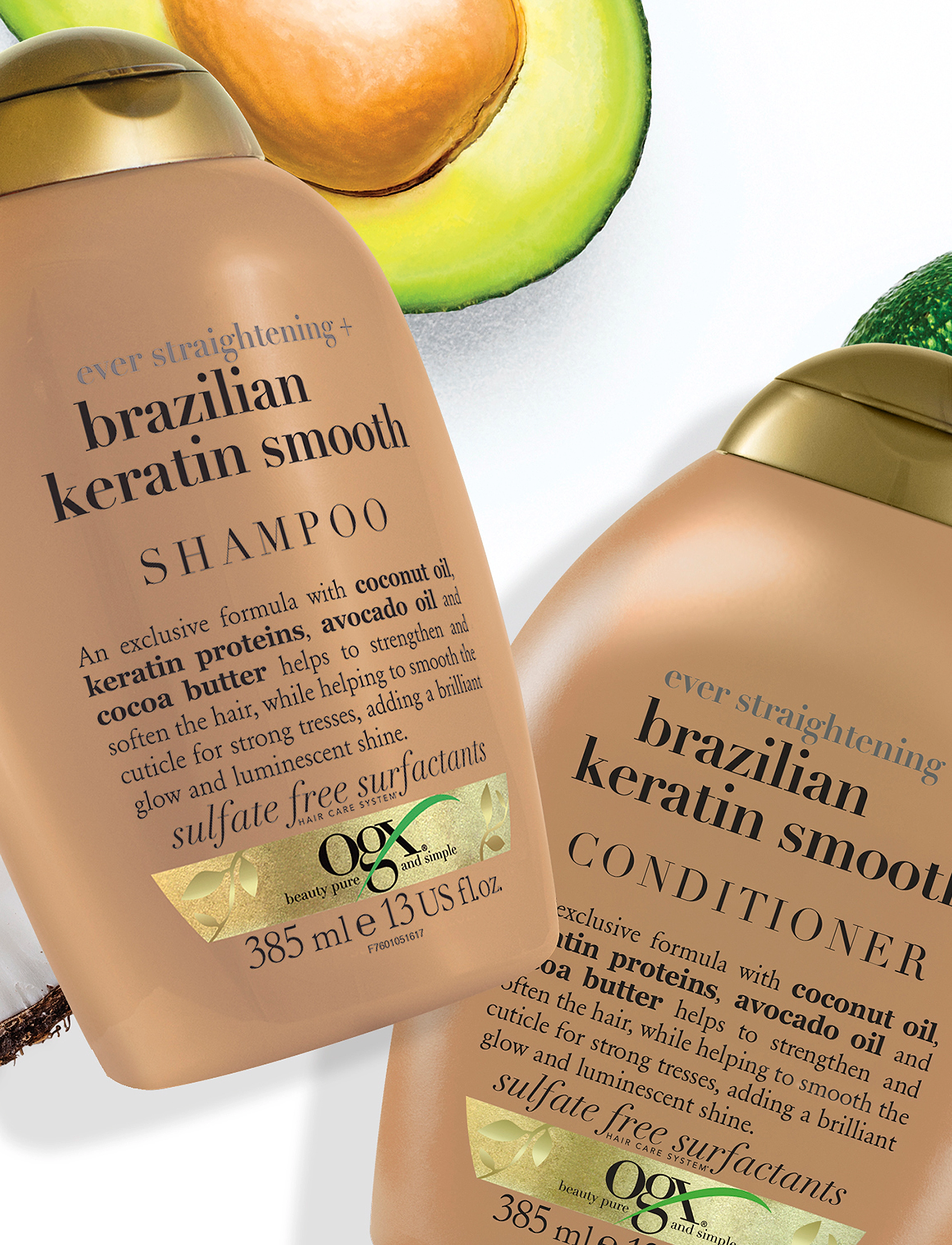 Ogx Brazilian Keratin Shampoo 88,7 ml, 88.7 ml, Nude, Pleje > Shampoo, Dame
