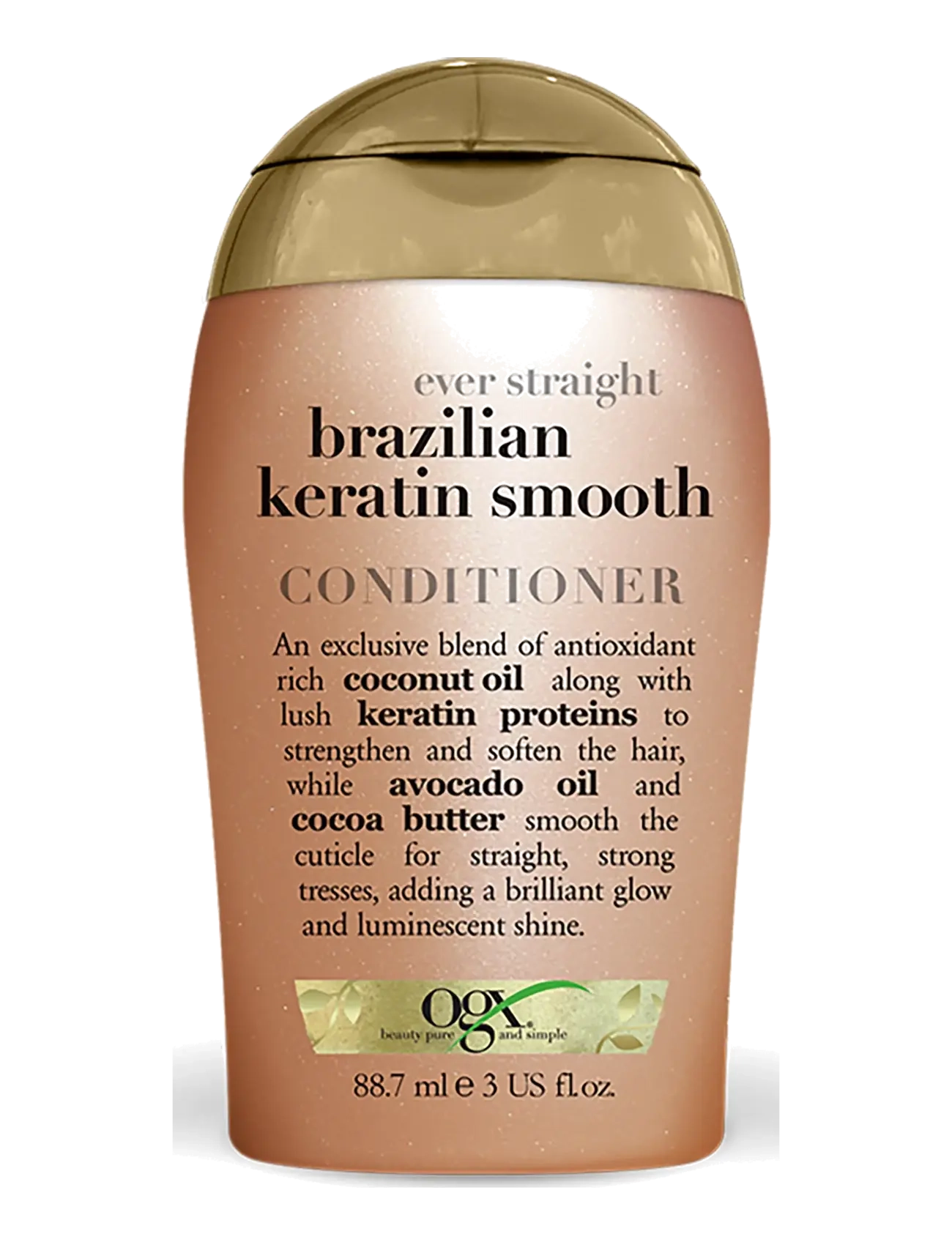 Ogx Brazilian Keratin Conditioner 88,7 Ml, Balsam, Nude, Str: 88.7 ml