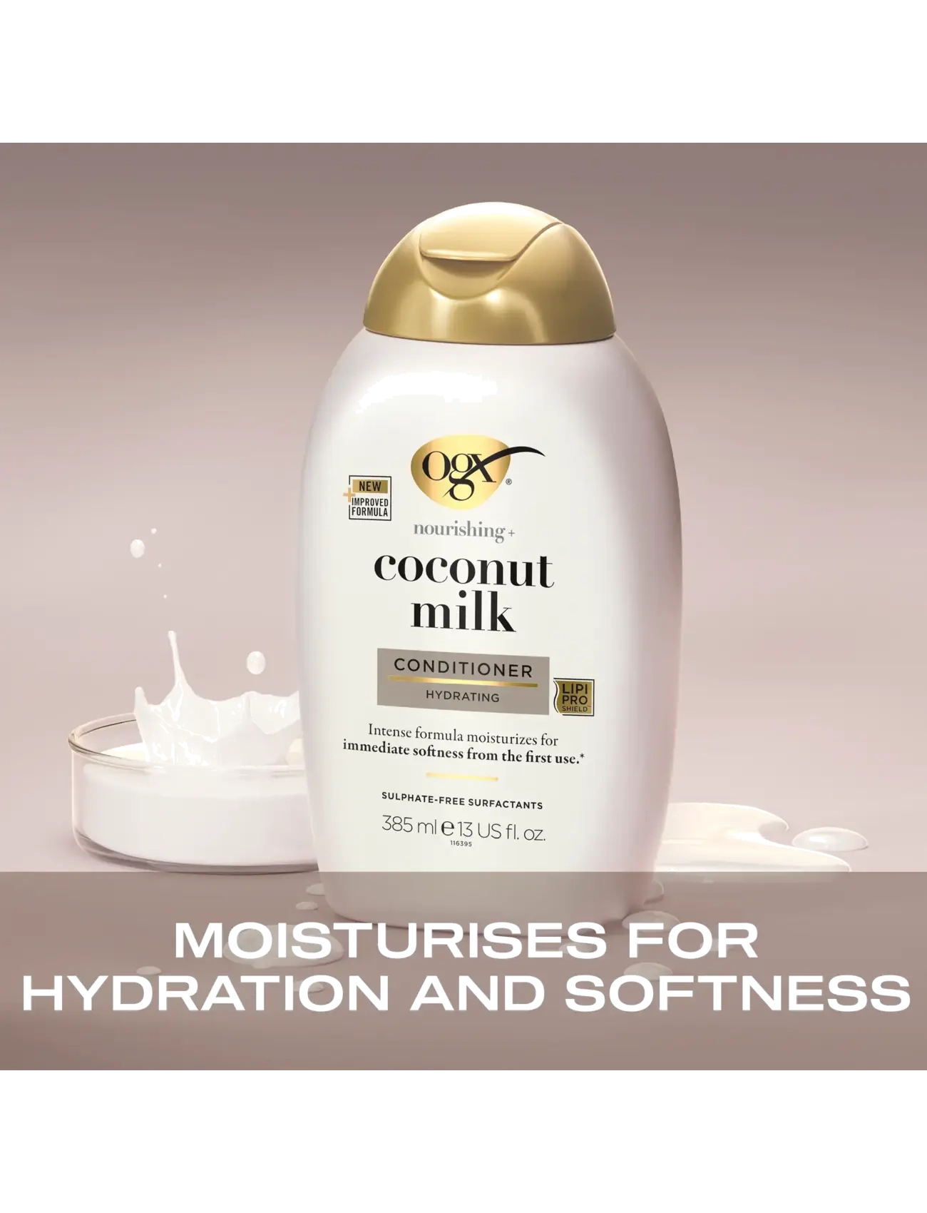 Ogx - Coconut Milk Conditioner 385 ml - laveste priser - clear - 2