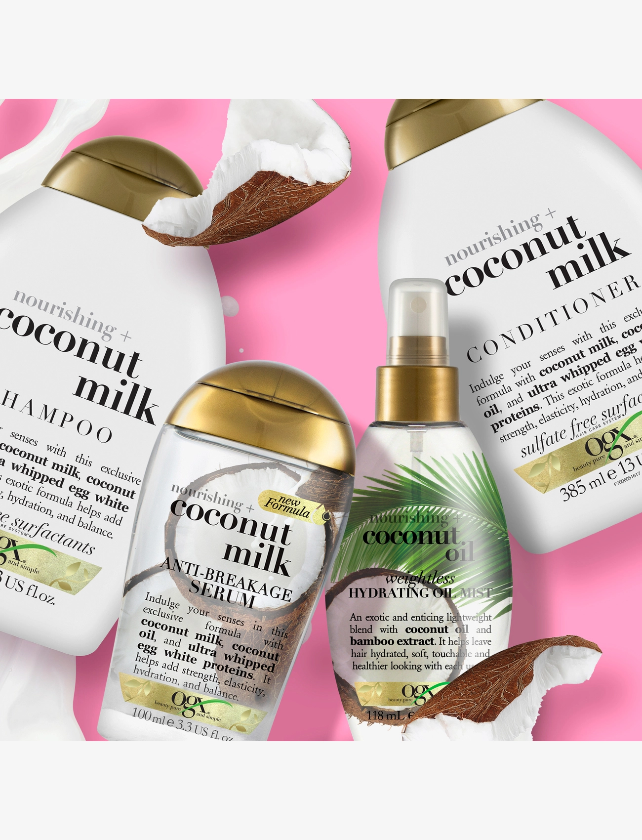 Ogx - Coconut Milk Serum 100 ml - clear - 2