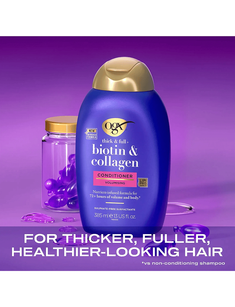Ogx - Biotin & Collagen Balsam 385 ml - palsam - clear - 3