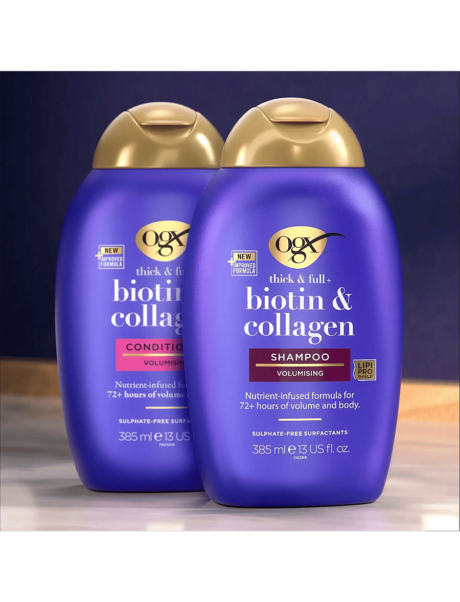Ogx - Biotin & Collagen Balsam 385 ml - palsam - clear - 4