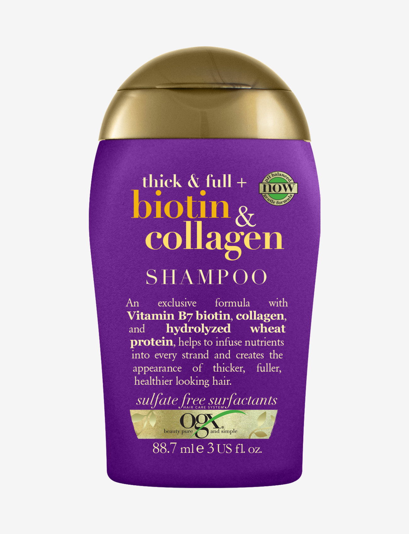 Ogx - Biotin & Collagen Shampoo 88,7 ml - Šampoon - clear - 1