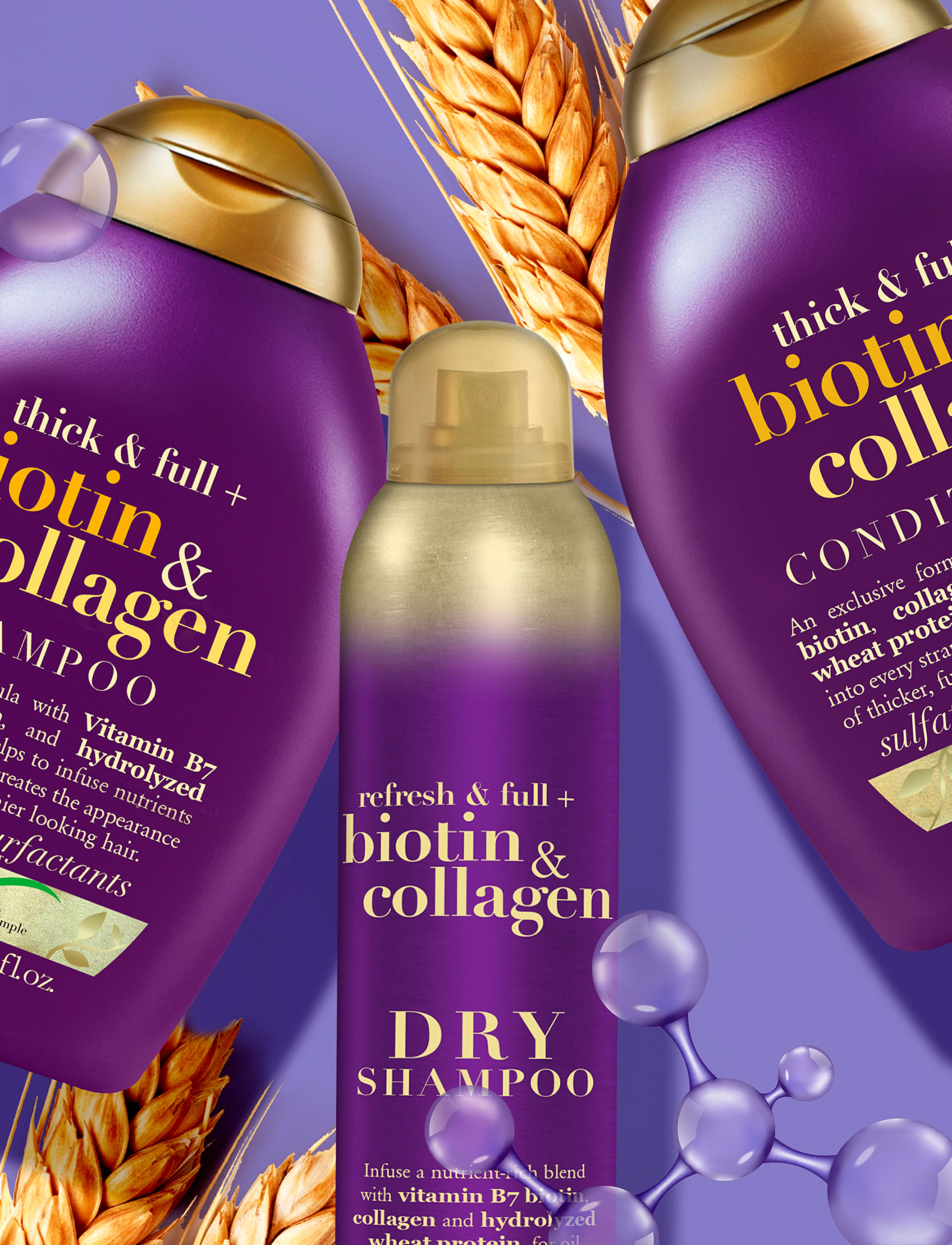 Ogx Biotin & Collagen Conditioner 88,7 ml, 88.7 ml, Nude, Pleje > Balsam, Dame