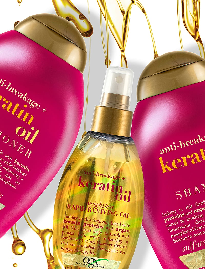 Ogx - Keratin Oil Shampoo 385 ml - Šampoon - clear - 0