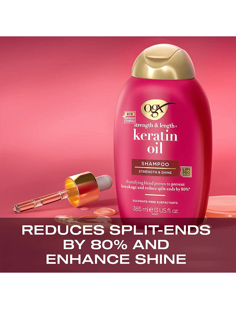 Ogx - Keratin Oil Shampoo 385 ml - Šampoon - clear - 3