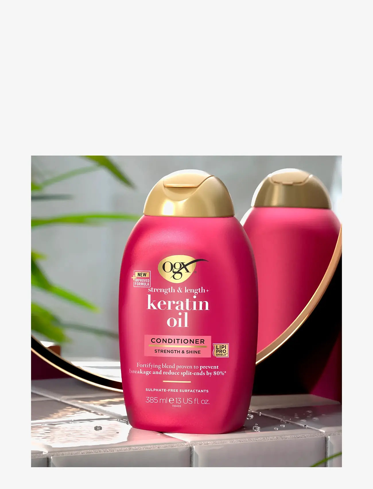 Ogx - Keratin Oil Balsam 385 ml - balsam - clear - 3