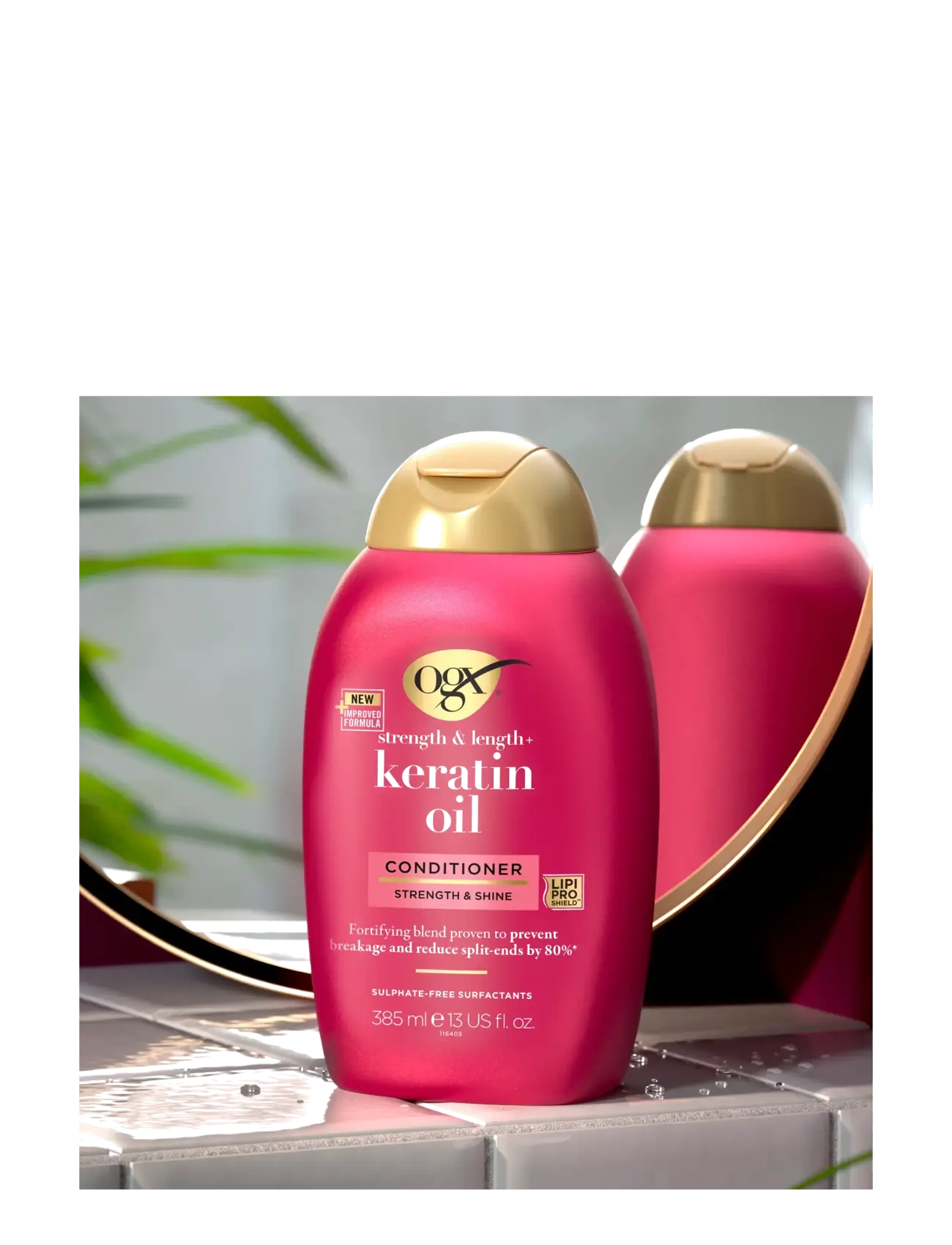 Ogx - Keratin Oil Balsam 385 ml - balsam - clear - 3