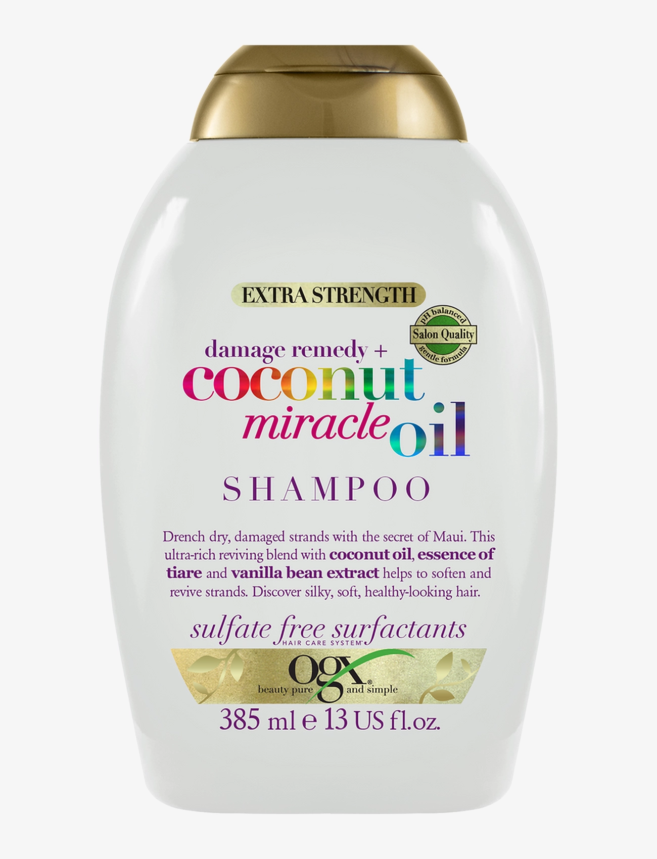 Ogx Coconut Miracle Oil Shampoo 385 ml - Ogx - CLEAR / undefined