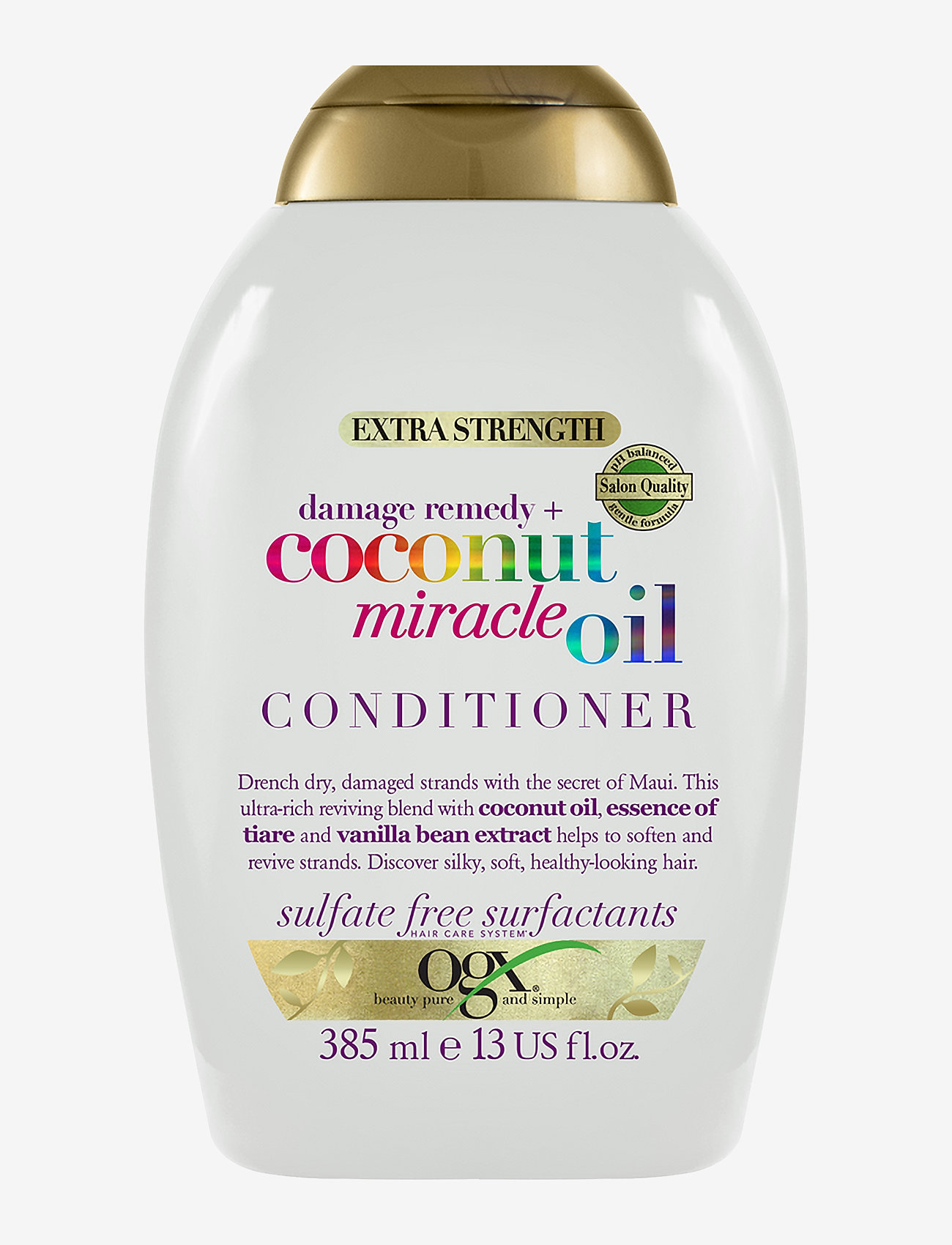 Ogx - Coconut Miracle Oil Conditioner 385 ml - balsam & conditioner - clear - 1