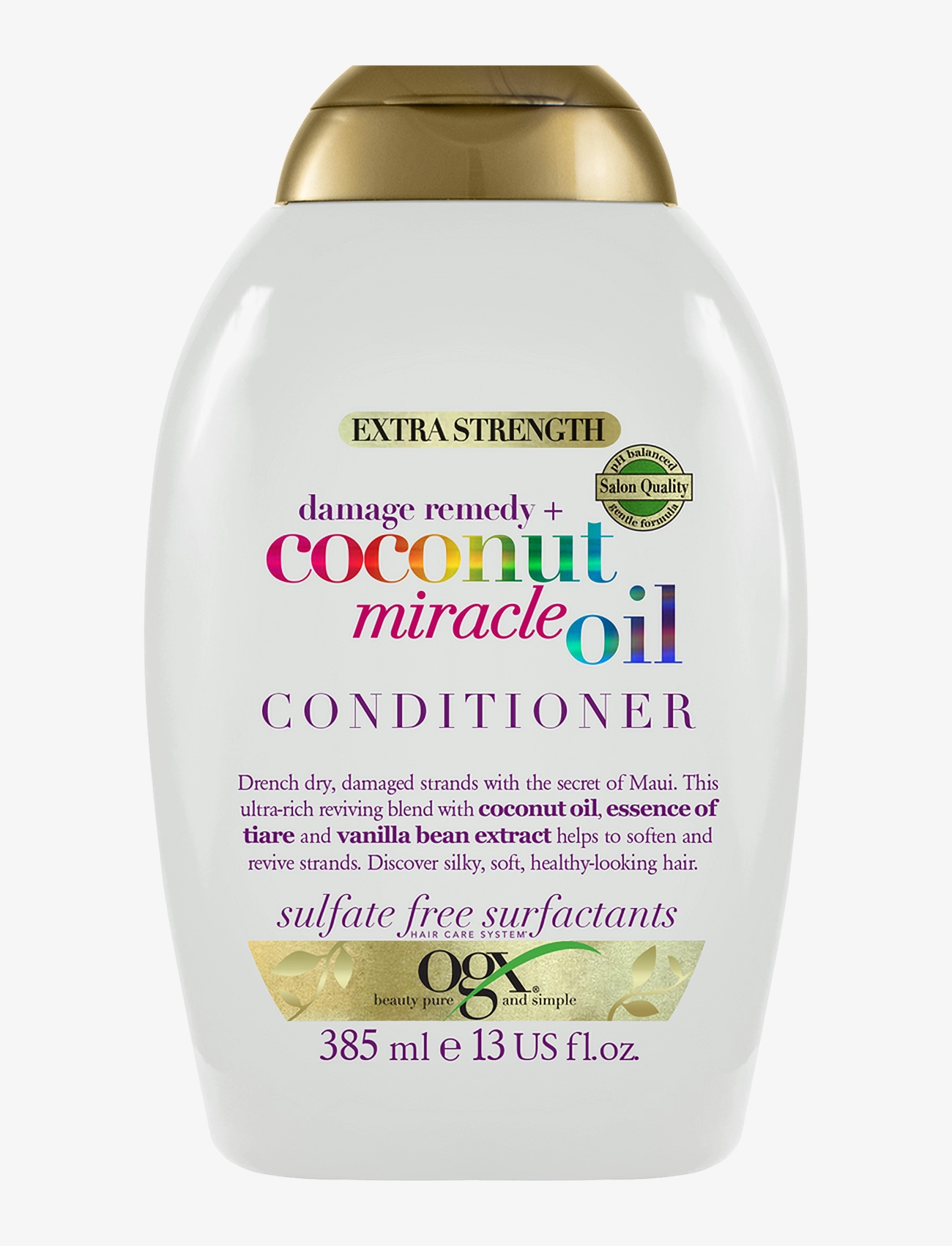 Ogx Coconut Miracle Oil Conditioner 385 ml - Ogx - CLEAR / undefined