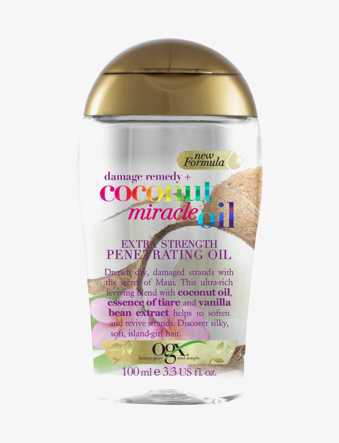 Ogx Coconut Miracle Penetrating Oil 100 Ml, Behandling, Nude, Str: 100 ml