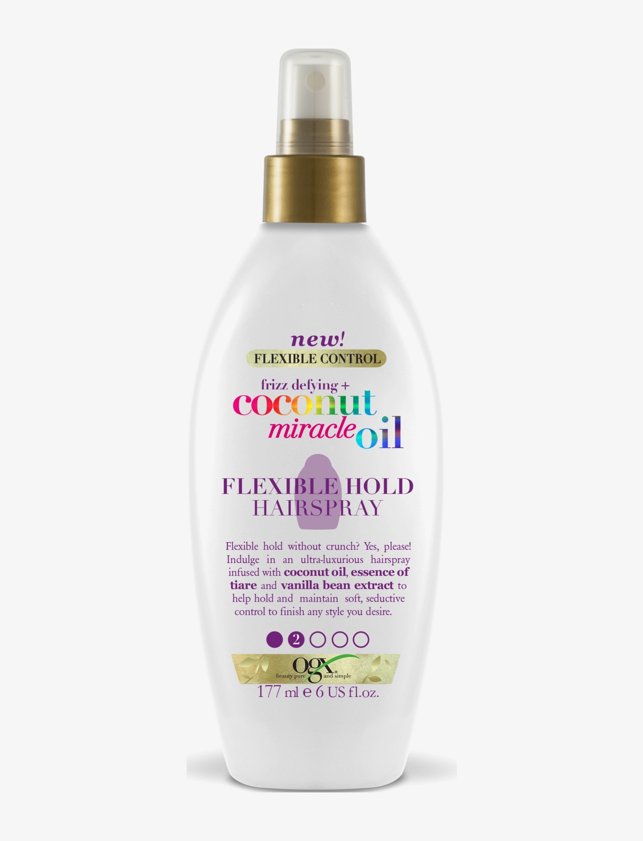 Ogx - Coconut Miracle Flexible Hold Hairspray 177 ml - clear - 0
