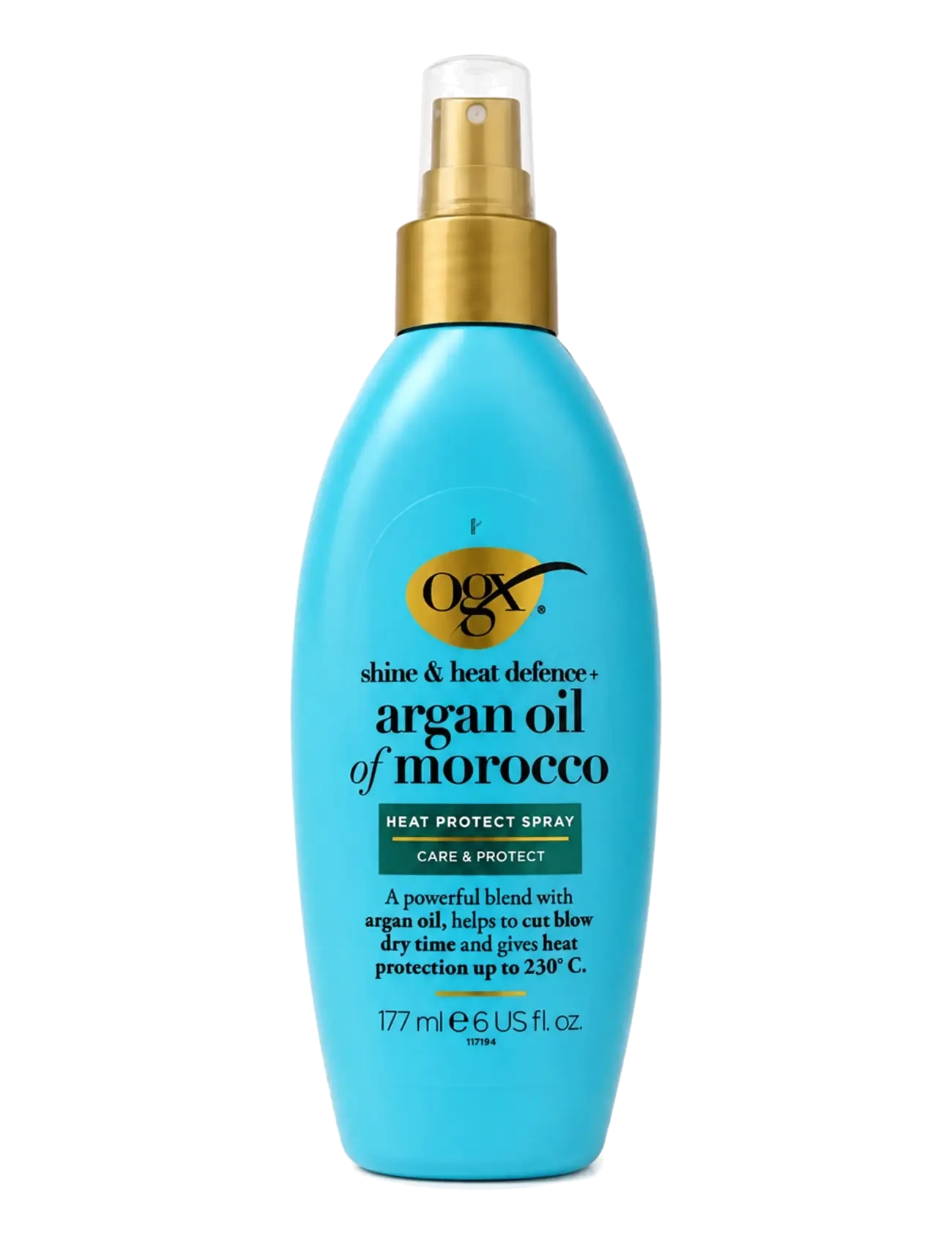 Ogx Argan Extra Strength Heat Protection Spray 177 ml - Hårstyling - CLEAR / undefined