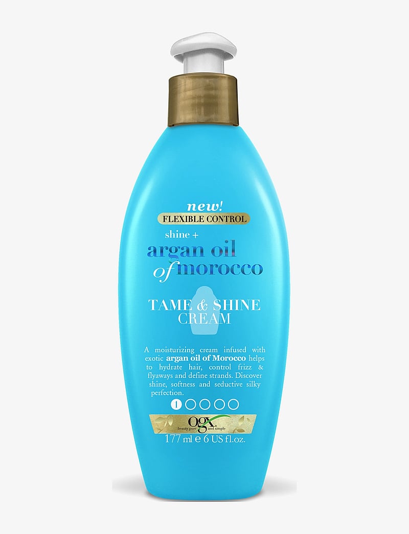 Ogx - Argan Extra Strength Tame & Shine Cream 177 ml - hooldusvahendid - clear - 0